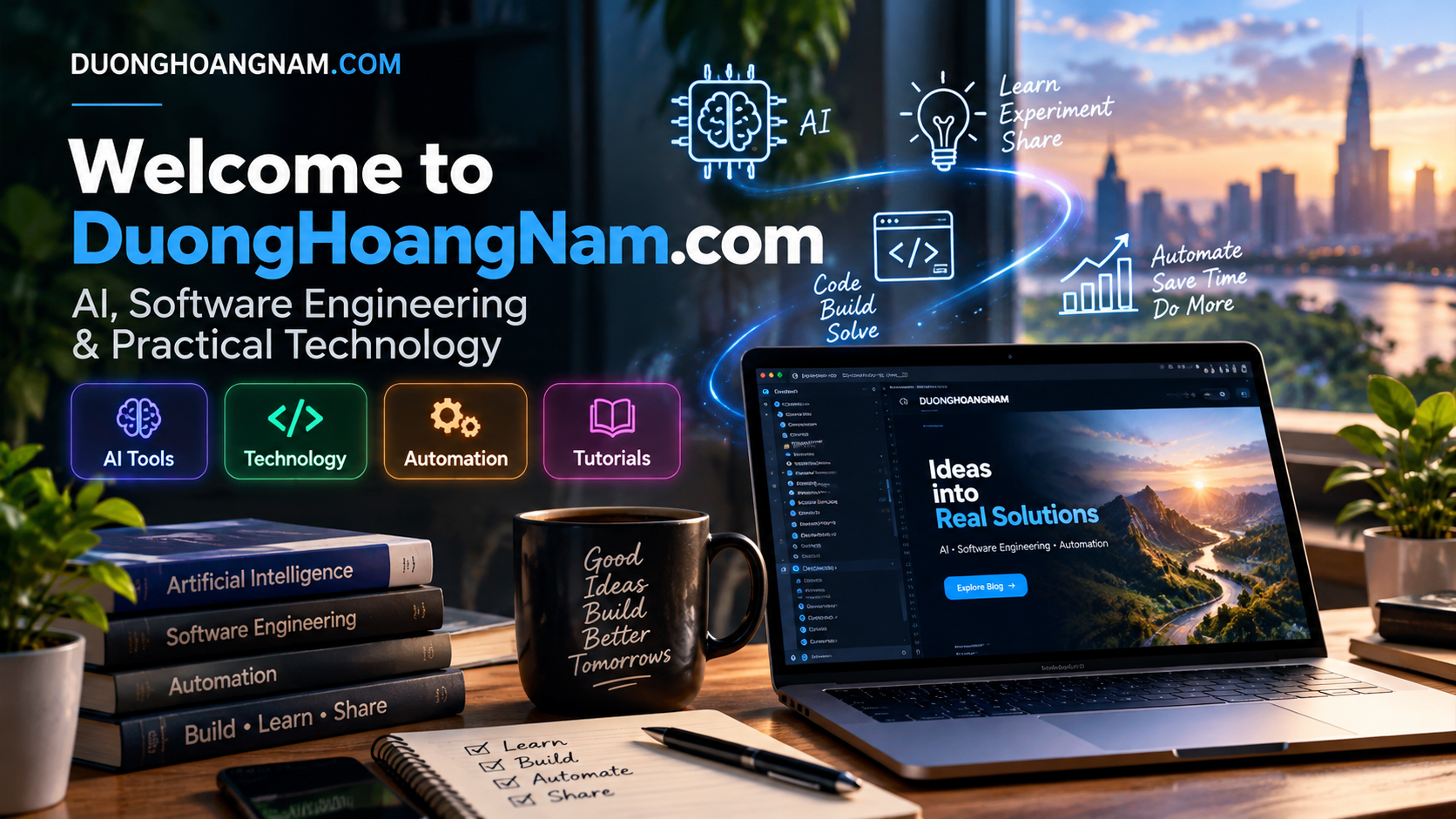 Welcome to DuongHoangNam.com: AI, Software Engineering & Practical Technology